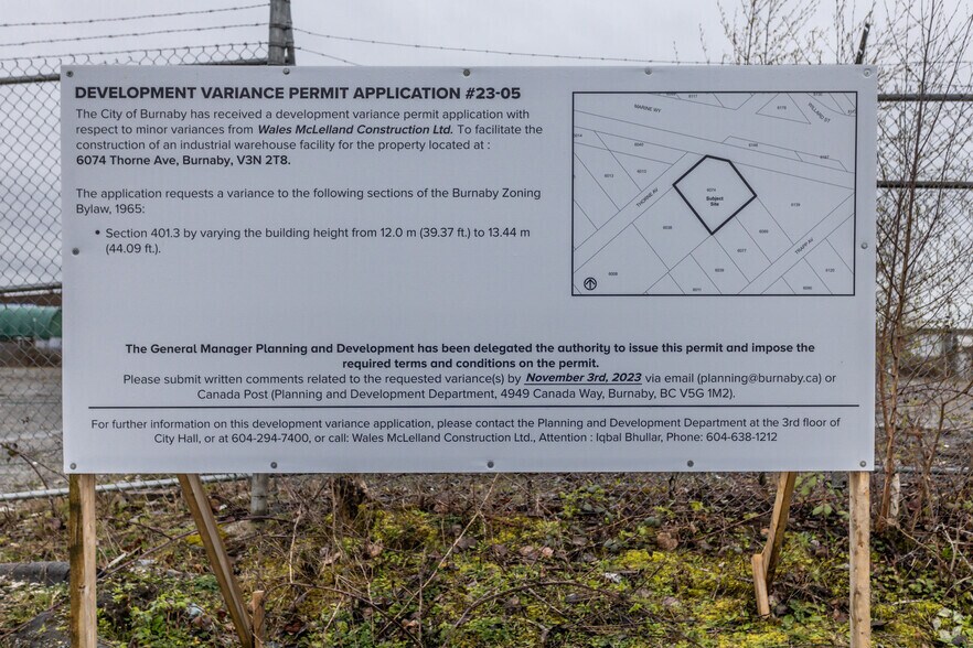 6074 Thorne Av, Burnaby, BC for lease - Building Photo - Image 2 of 2