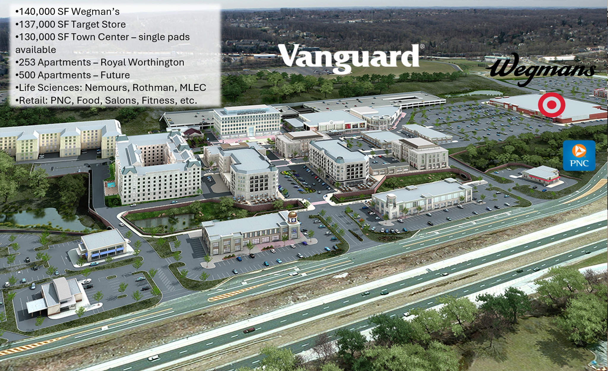 455 Carnegie Blvd, Malvern, PA à louer Plan de site- Image 1 de 3