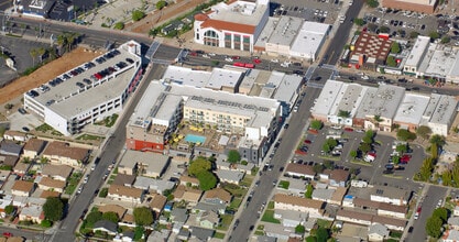 16411 Bellflower Blvd, Bellflower, CA - AERIAL map view