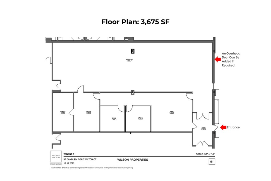 37 Danbury Rd, Wilton, CT for lease - Floor Plan - Image 2 of 6