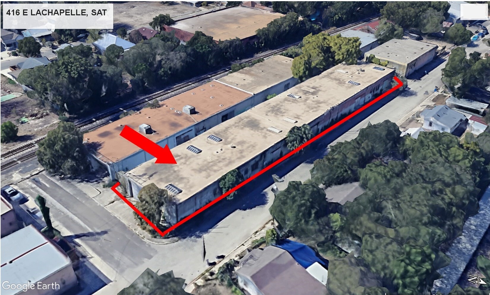 416 Lachapelle, San Antonio, TX for lease Aerial- Image 1 of 19
