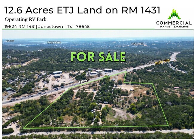 More details for 19624 Highway 1431, Jonestown, TX - Land for Sale