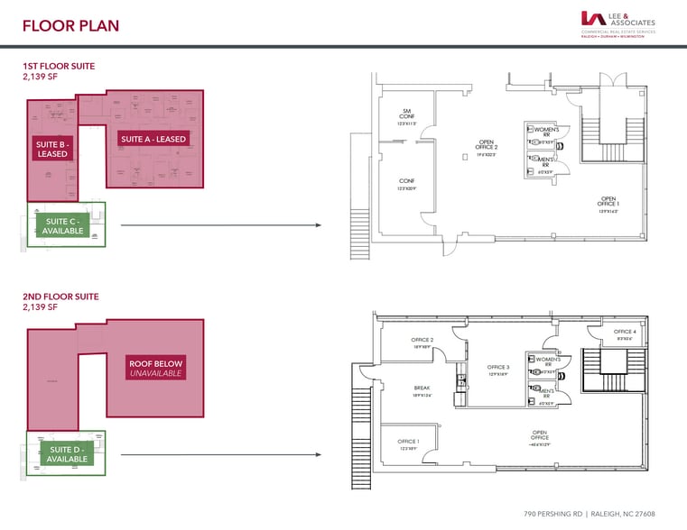 790 Pershing Rd, Raleigh, NC for lease - Floor Plan - Image 2 of 7