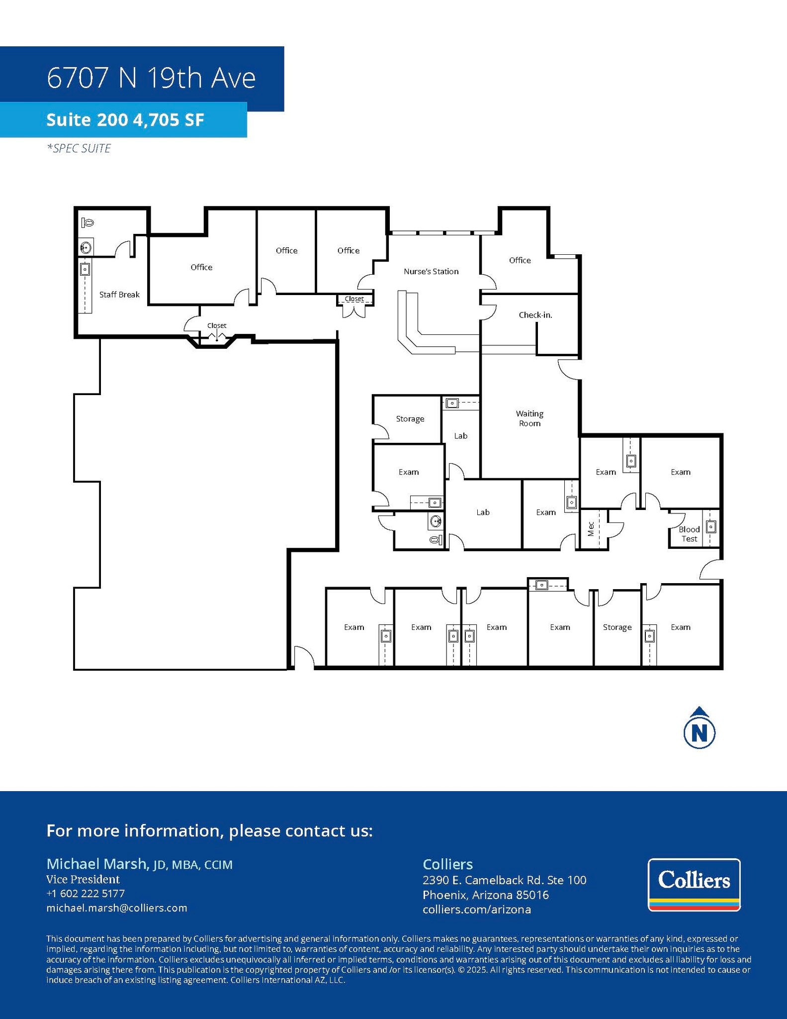6707 N 19th Ave, Phoenix, AZ for lease Floor Plan- Image 1 of 1