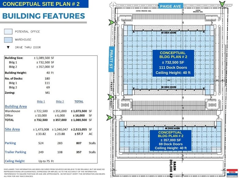 2918 Pratt st, Tulare, CA for lease - Site Plan - Image 3 of 5