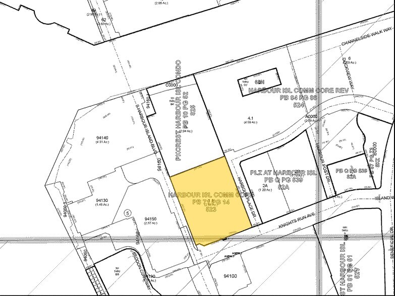 302 Knights Run Ave, Tampa, FL à louer - Plan cadastral - Image 2 de 13