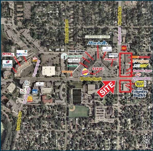 10 E 66th St, Minneapolis, MN à louer - Aérien - Image 2 de 13