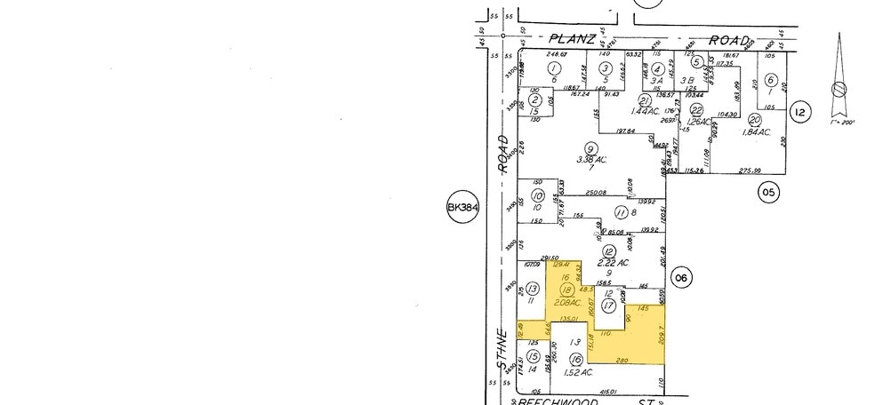 3570 Stine Rd, Bakersfield, CA for lease - Plat Map - Image 3 of 3