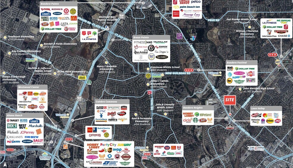 7031 Bandera Rd, San Antonio, TX for sale - Aerial - Image 2 of 4