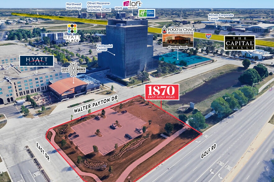 1870 E Golf Rd, Schaumburg, IL for lease - Building Photo - Image 2 of 5