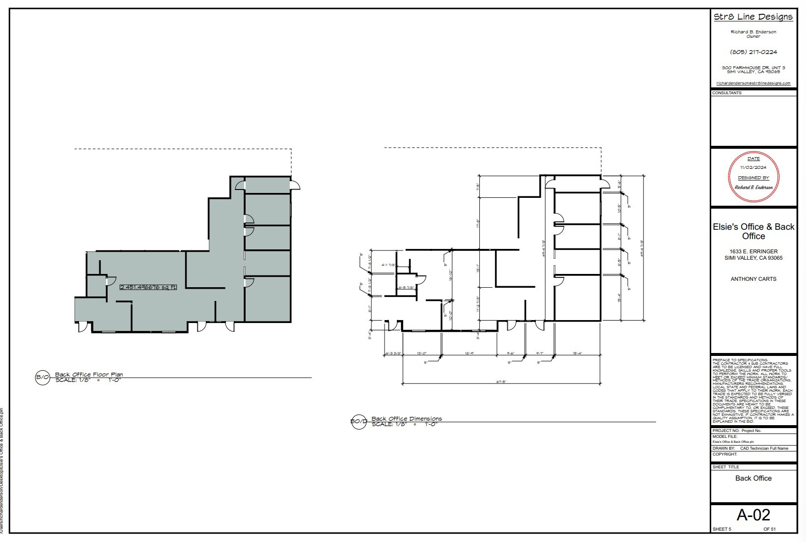 1633 Erringer Rd, Simi Valley, CA for lease Floor Plan- Image 1 of 1