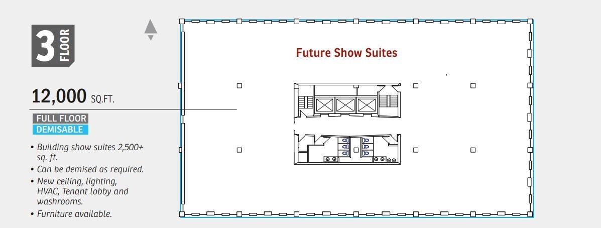600 6 Ave SW, Calgary, AB à louer Plan d’étage- Image 1 de 1