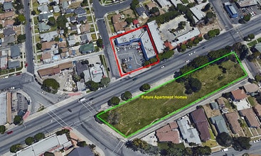 1110-1112 S Long Beach Blvd, Compton, CA - AERIAL  map view - Image1