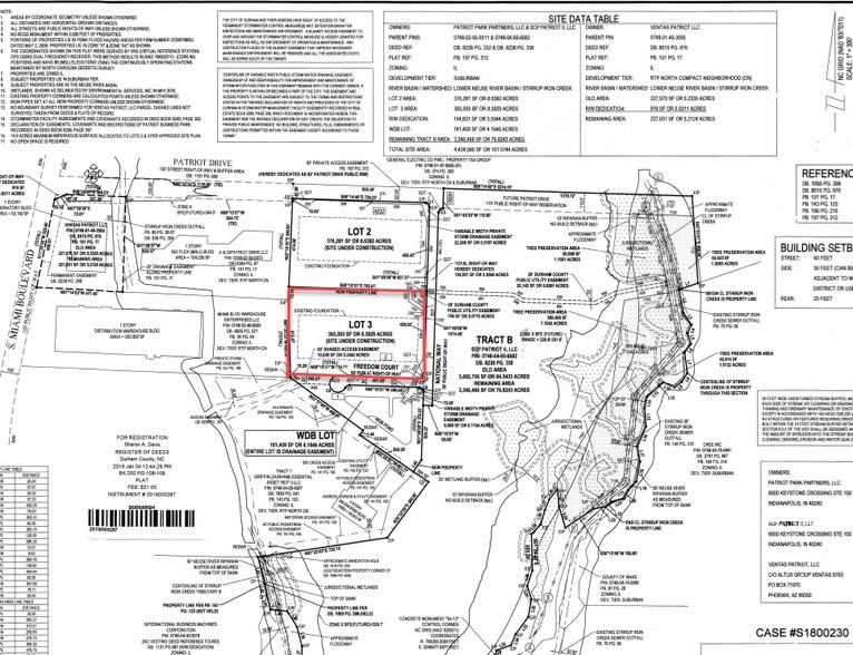 2 Freedom Ct, Durham, NC à louer - Plan cadastral - Image 2 de 6