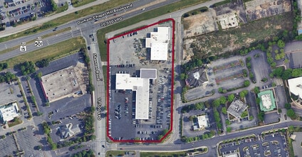 3823 Durham Chapel Hill Blvd, Durham, NC - AERIAL  map view