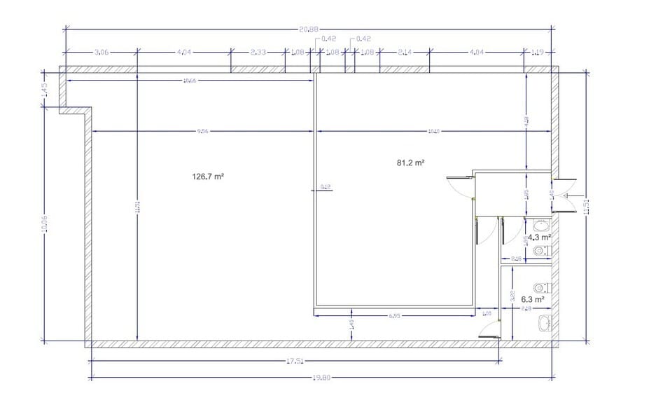 Office in Aubagne for lease - Floor Plan - Image 3 of 3