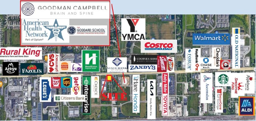 8447 E US Highway 36, Avon, IN à vendre Aérien- Image 1 de 1