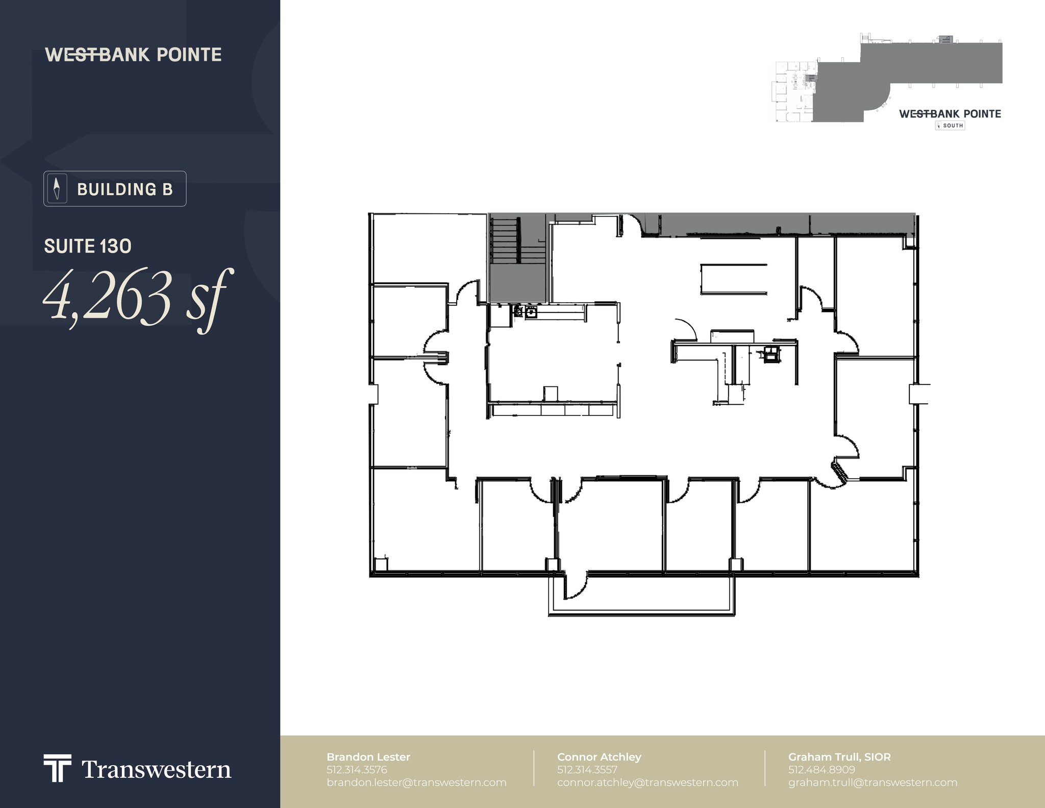 4301 Westbank Dr, Austin, TX à louer Plan de site- Image 1 de 1