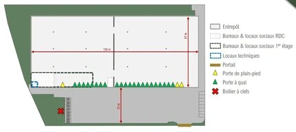 Industrial in Lisses for lease Floor Plan- Image 2 of 2