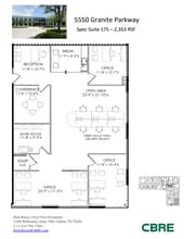 5550 Granite Pky, Plano, TX for lease Floor Plan- Image 1 of 1