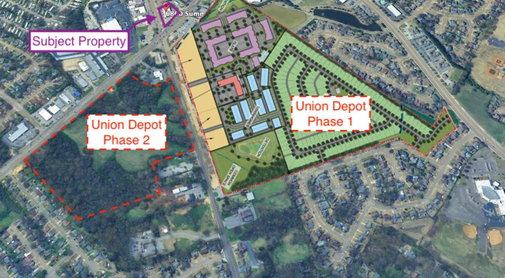 6860 Summer Ave, Bartlett, TN à louer - Aérien - Image 3 de 3