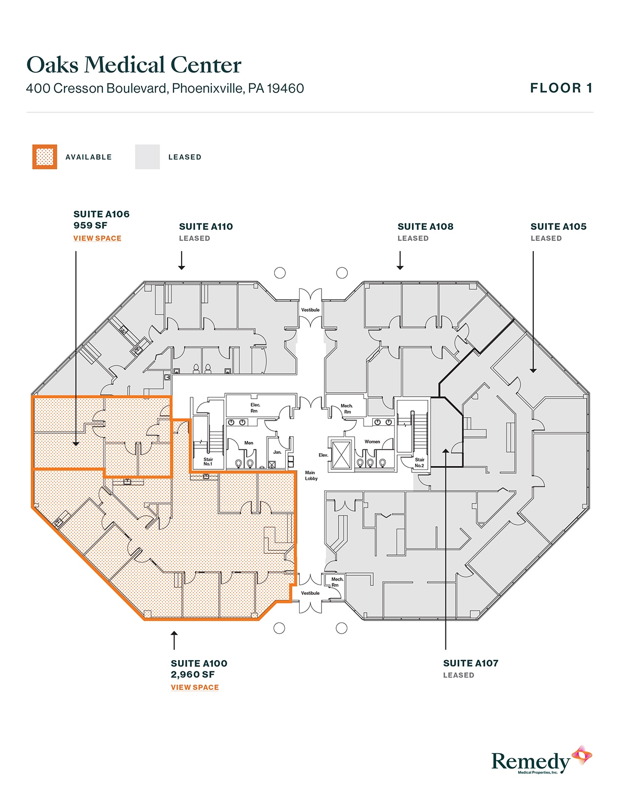 400 Cresson Blvd, Phoenixville, PA for lease Floor Plan- Image 1 of 2