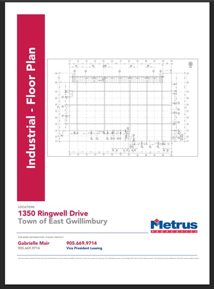 1350 Ringwell Dr, Newmarket, ON for lease - Building Photo - Image 2 of 2