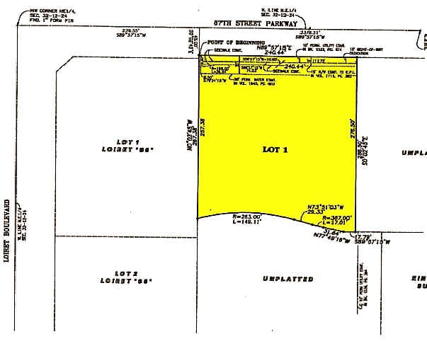 15745 W 87th Street Pky, Lenexa, KS à vendre - Plan cadastral - Image 2 de 6