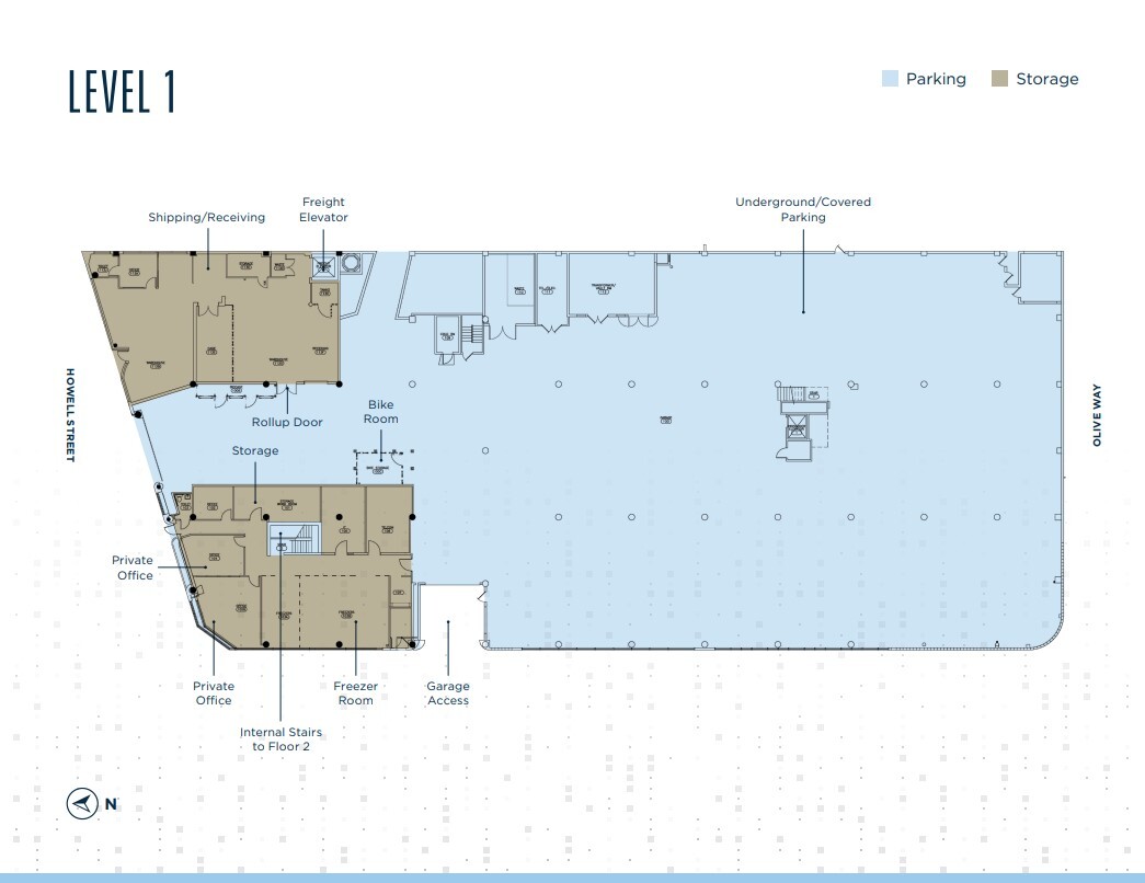 1100 Olive Way, Seattle, WA for sale Floor Plan- Image 1 of 1
