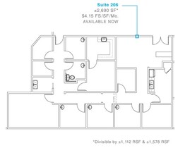 8939 Villa La Jolla Dr, La Jolla, CA for lease Floor Plan- Image 1 of 1