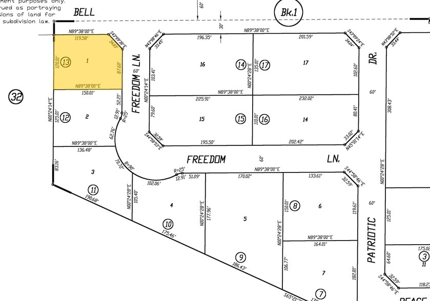 3037 Bell Dr, Atwater, CA à vendre - Plan cadastral - Image 2 de 5