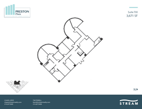 17950 Preston Rd, Dallas, TX à louer Plan d  tage- Image 1 de 1