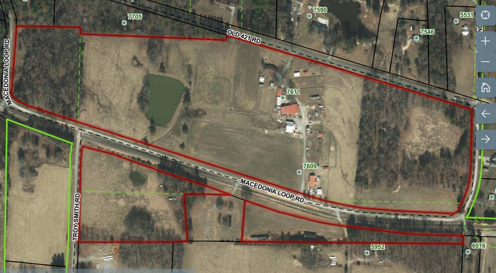 7611 Old 421 Rd, Liberty, NC à vendre - Plan cadastral - Image 3 de 13