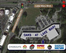 3005 W Lake Mary Blvd, Lake Mary, FL - AERIAL map view