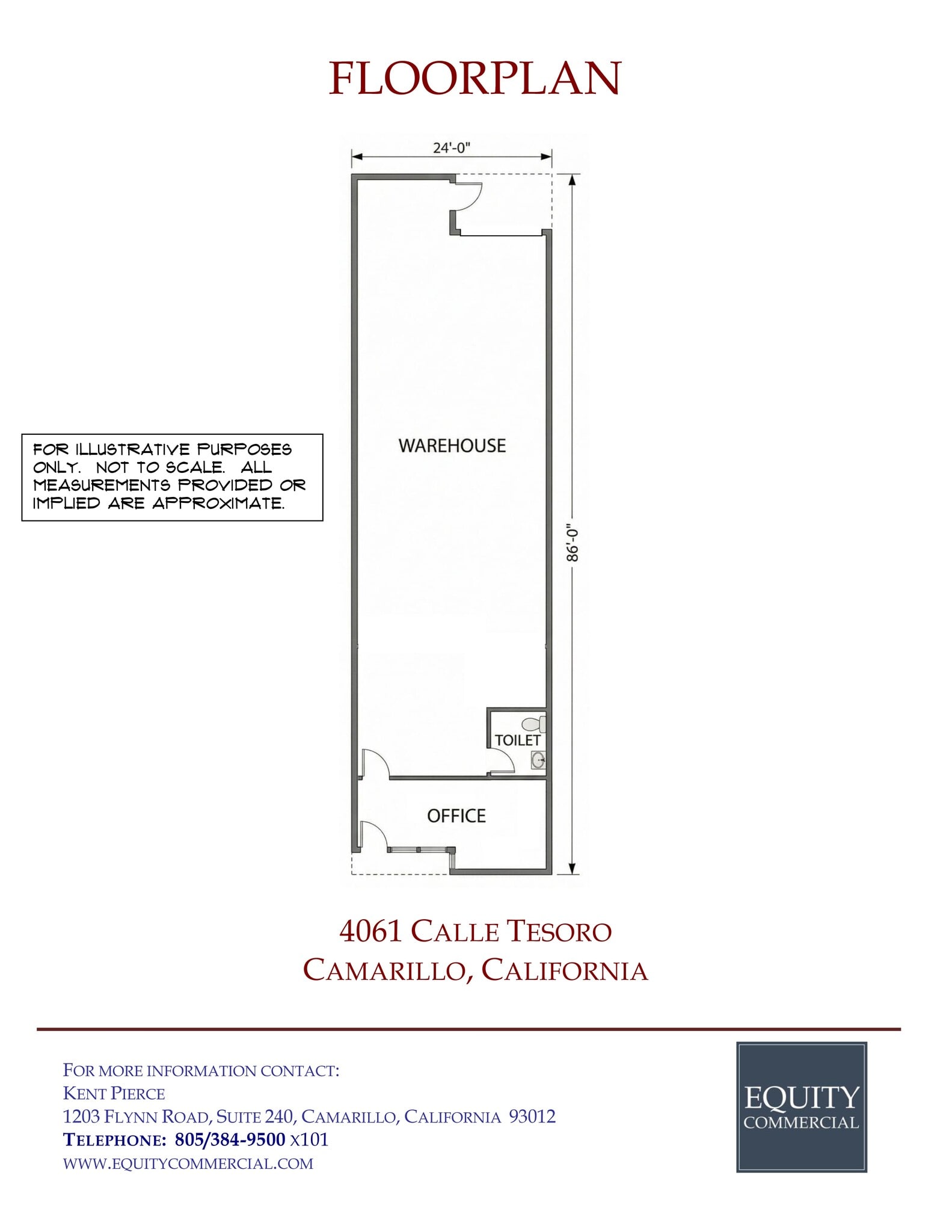 4057-4073 Calle Tesoro, Camarillo, CA for lease Site Plan- Image 1 of 5