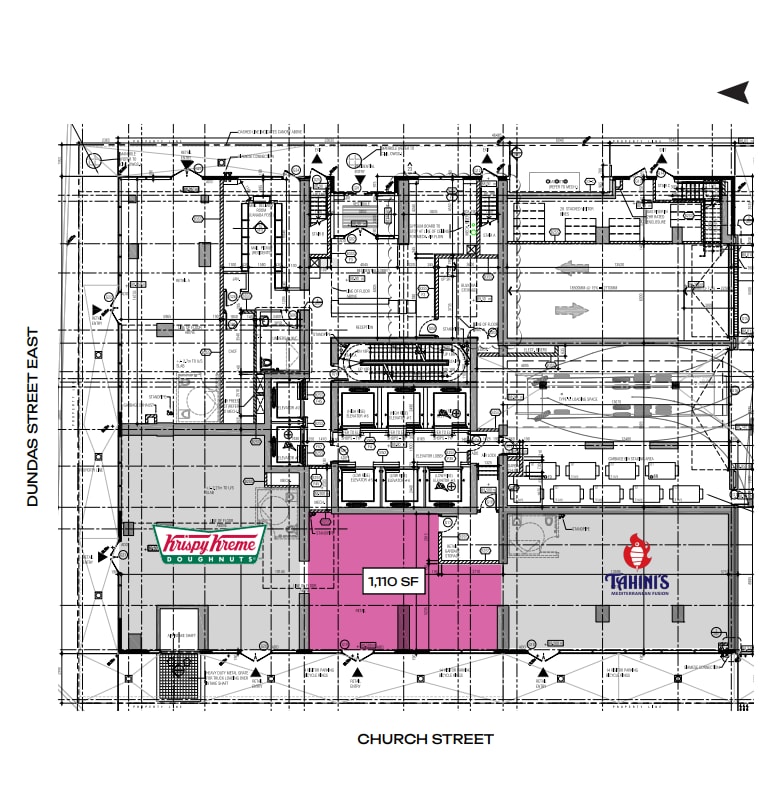 215-229 Church St, Toronto, ON à louer Plan d’étage- Image 1 de 5