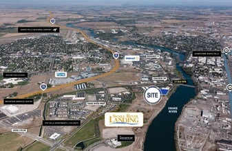 901 Pier View Dr, Idaho Falls, ID - AERIAL  map view