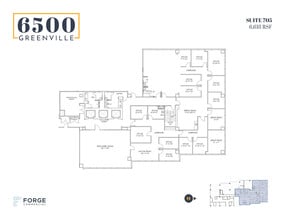 6500 Greenville Ave, Dallas, TX à louer Plan d’étage- Image 1 de 1