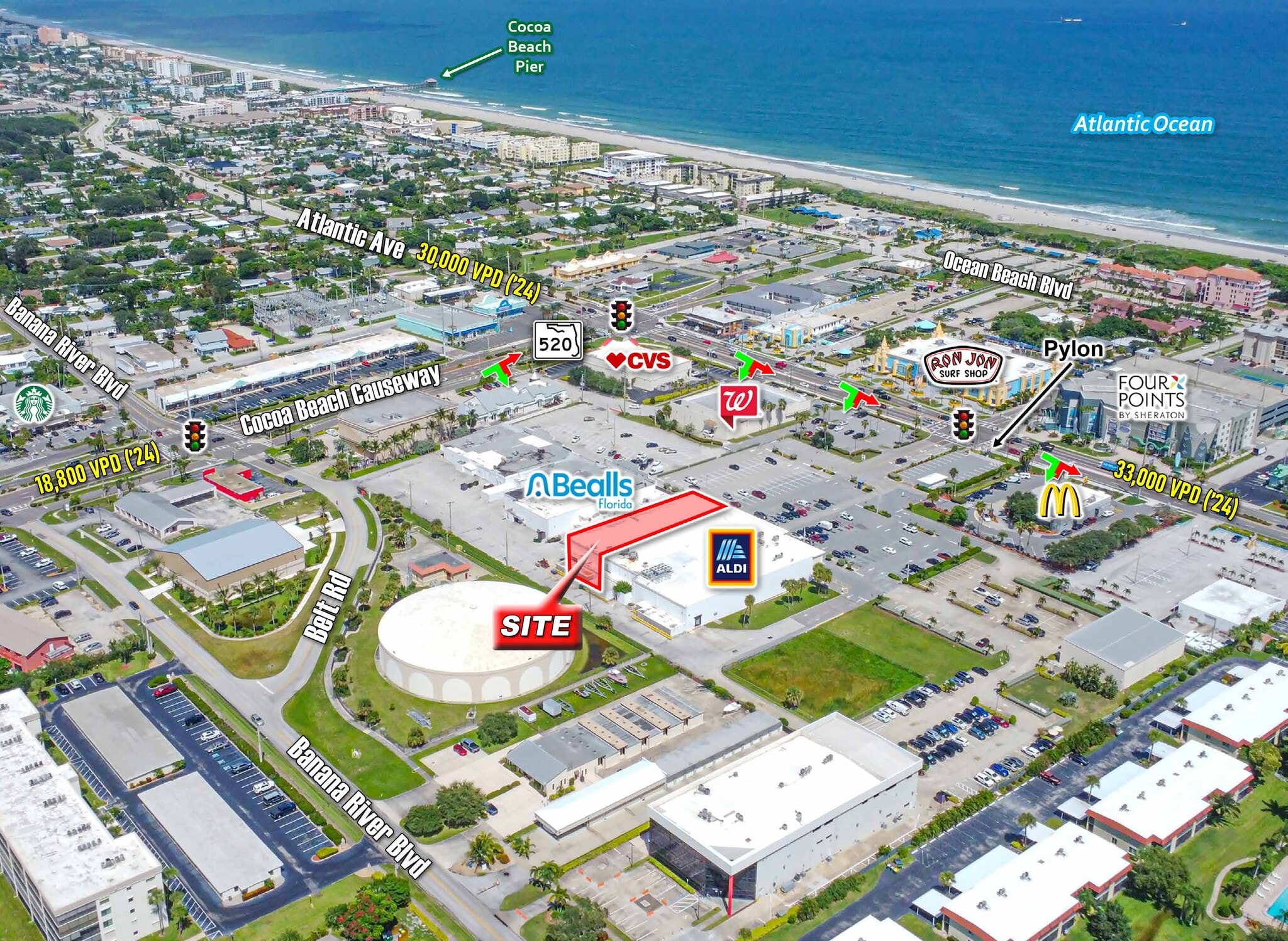 100 Canaveral Plaza Blvd, Cocoa Beach, FL for lease Primary Photo- Image 1 of 4