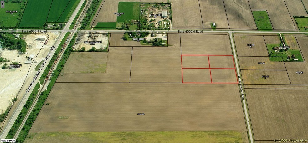 1000 Rd E, Bourbonnais, IL à vendre - Aérien - Image 3 de 4