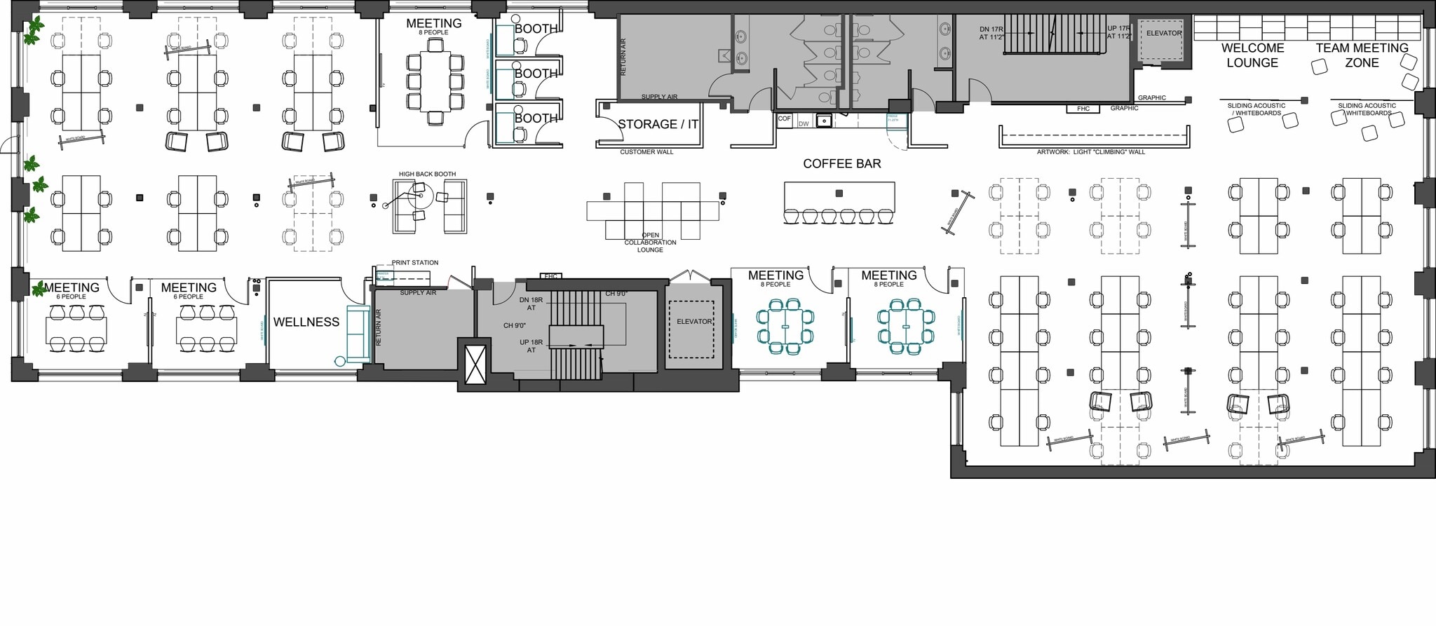 310 Spadina Ave, Toronto, ON à louer Plan d’étage- Image 1 de 9