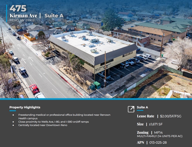 475 Kirman Ave, Reno, NV for lease - Building Photo - Image 2 of 5
