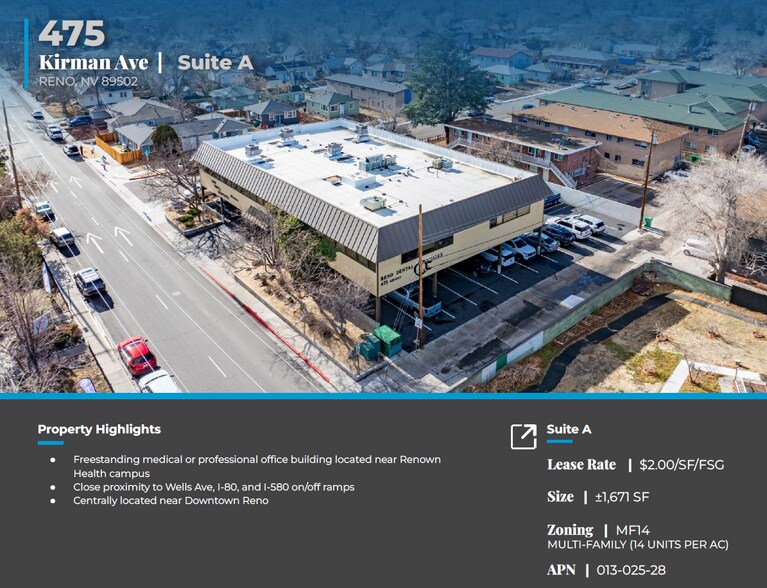 475 Kirman Ave, Reno, NV à louer - Photo du bâtiment - Image 2 de 5