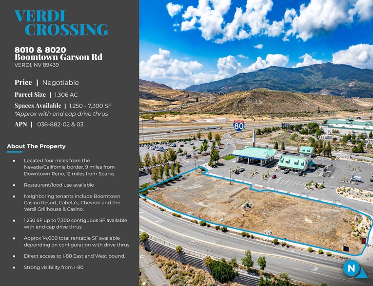 8010-& 8020 Boomtown Garson Rd, Verdi, NV for lease - Building Photo - Image 2 of 6