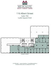 116 Albert St, Ottawa, ON for lease Floor Plan- Image 2 of 2