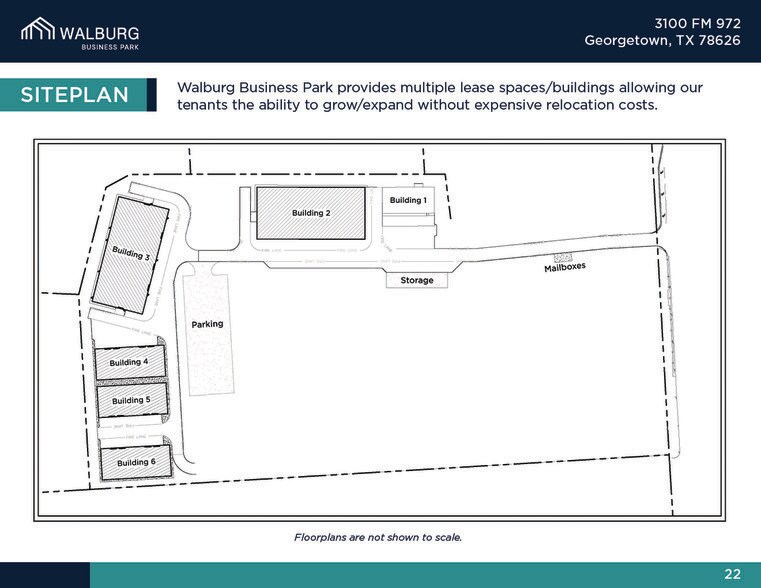 3100 FM 972, Georgetown, TX à louer - Plan de site - Image 2 de 32