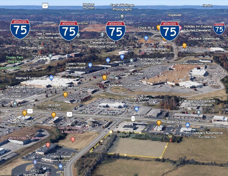 Hwy 11 & Hwy 64, Cleveland, TN à vendre - Photo du bâtiment - Image 2 de 14