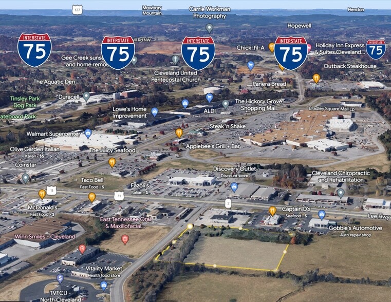 Hwy 11 & Paul Huff Parkway, Cleveland, TN for sale - Building Photo - Image 2 of 14