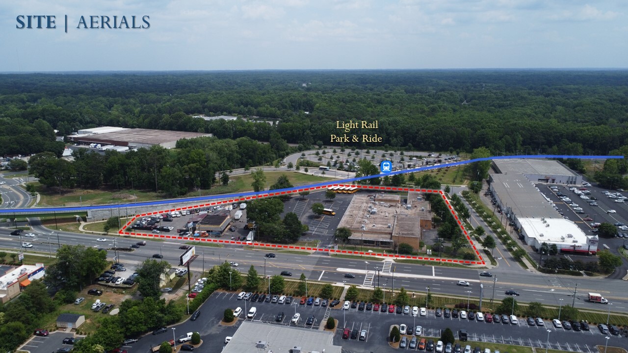 5500 N Tryon St, Charlotte, NC for lease Aerial- Image 1 of 8