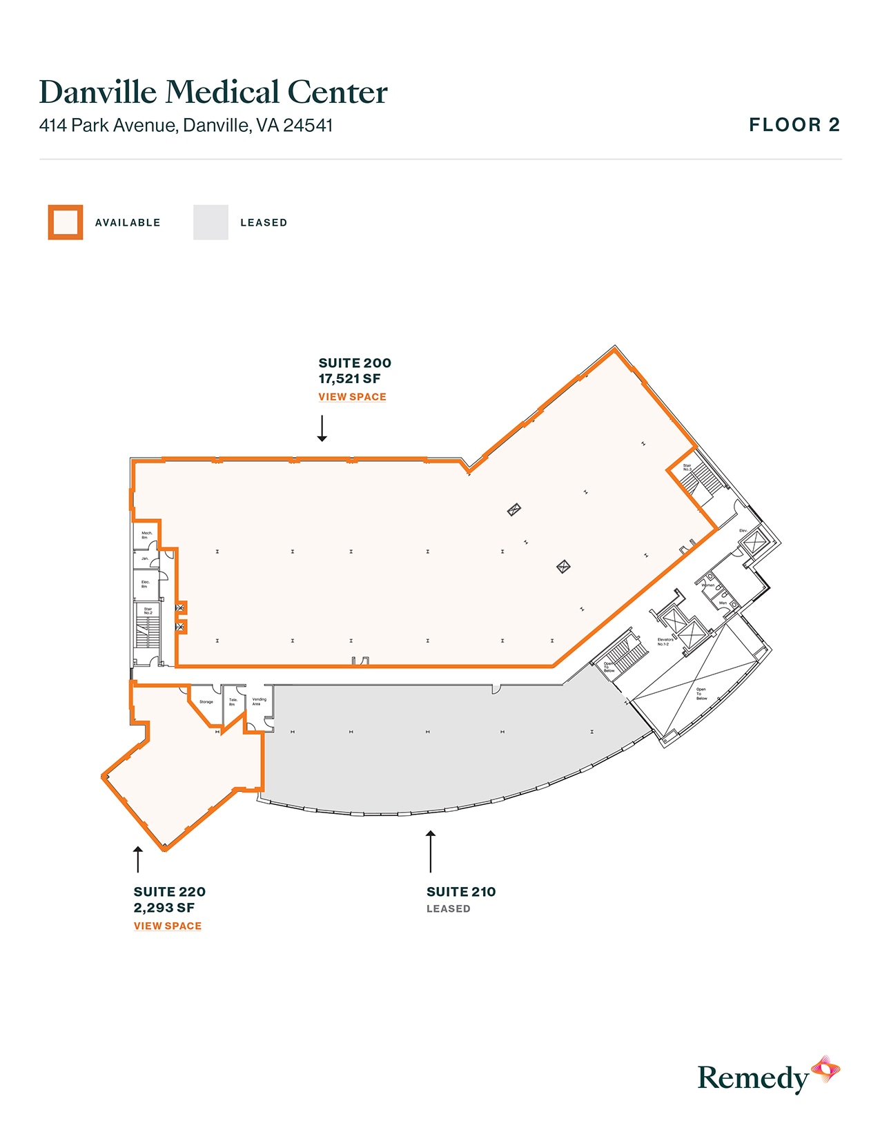 414 Park Ave, Danville, VA à louer Plan d’étage- Image 1 de 5